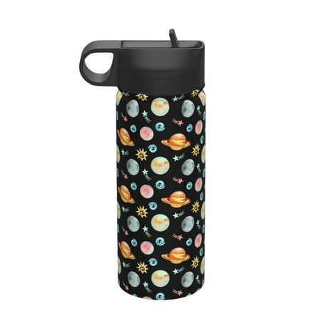 Salouo Watercolor Space Planets Pattern 18 oz Water Bottle With Straw Stainless Steel Sports Water Cup Flask Wide Mouth Travel Thermal Mug for Home Office Car
Salouo Watercolor Space Planets Pattern 18 oz Water Bottle With Straw Stainless Steel Sports Water Cup Flask Wide Mouth Travel Thermal Mug for Home Office Car