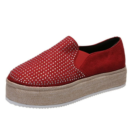 Fsqjgq Casual Dress Shoes for Women Size 8 Breathable Round Flat Comfortable Slip-On Shoes Women s Toe Single Casual Women s Casual Shoes Mens Casual Mid Shoes Red 42
Fsqjgq Casual Dress Shoes for Women Size 8 Breathable Round Flat Comfortable Slip-On Shoes Women s Toe Single Casual Women s Casual Shoes Mens Casual Mid Shoes Red 42