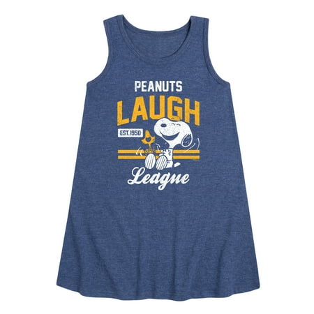Peanuts - Peanuts Laugh League - Toddler & Youth Girls A-line Dress