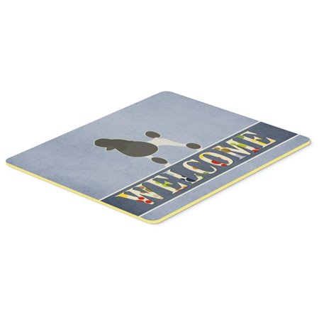 Carolines Treasures BB5543CMT 20 x 30 in. Poodle Welcome Kitchen or Bath Mat
