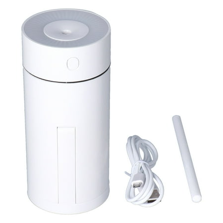 Oblique Spray Air Humidifier Desktop Rotatable USB White Portable Humidifier for Travel Home Office