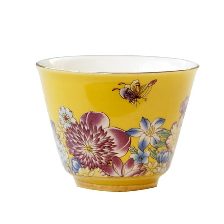 1pc 70ml Ceramic Water Cup Tea Cup Drinking Cup Water Storage Cup for Home Restaurant Hotel (Yellow)
1pc 70ml Ceramic Water Cup Tea Cup Drinking Cup Water Storage Cup for Home Restaurant Hotel (Yellow)