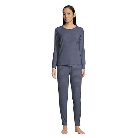 Lands End Long Slv Slim Leg Sleep Set Deep Sea Navy/Ivory Stripe PL NEW 518820
Lands End Long Slv Slim Leg Sleep Set Deep Sea Navy/Ivory Stripe PL NEW 518820