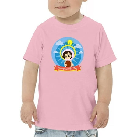 Happy Assumption Of Mary Cute T-Shirt Toddler -Image by Shutterstock 5 Toddler