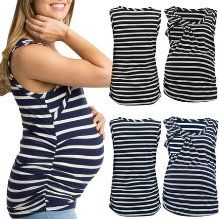 Tejiojio Maternity/Labor/Nursing Clothing Clearance Pregnant Women Clothes Short Sleeve Maternity T-shirt Striped Nursing Top
Tejiojio Maternity/Labor/Nursing Clothing Clearance Pregnant Women Clothes Short Sleeve Maternity T-shirt Striped Nursing Top
