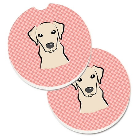 Carolines Treasures BB1222CARC Checkerboard Pink Yellow Labrador Set of 2 Cup Holder Car Coasters Large multicolor
Carolines Treasures BB1222CARC Checkerboard Pink Yellow Labrador Set of 2 Cup Holder Car Coasters Large multicolor