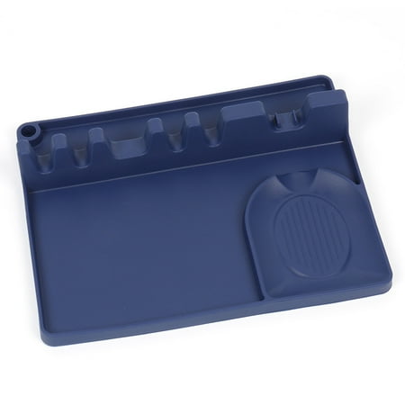 2 in 1 Silicone Spoon Holder with Drip Pad Include 5 Slots 1 Spoon Holder for Stove Top Kitchen Cooking Utensil Rest
2 in 1 Silicone Spoon Holder with Drip Pad Include 5 Slots 1 Spoon Holder for Stove Top Kitchen Cooking Utensil Rest