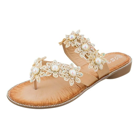 Youmylove Slide Sandals Women Fashion Handmade Flower Round Toe Flip Flops Fashion Trendy Sandals Summer Comfy Daily Simple Walking Footwears
Youmylove Slide Sandals Women Fashion Handmade Flower Round Toe Flip Flops Fashion Trendy Sandals Summer Comfy Daily Simple Walking Footwears
