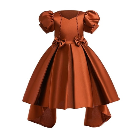 QBGSAY Toddler Girls Dress Christmas Short Sleeve Solid Bow Tie Embroidery Lace Ruffles Party Evening Dress Wedding Dress Loose Dresses
QBGSAY Toddler Girls Dress Christmas Short Sleeve Solid Bow Tie Embroidery Lace Ruffles Party Evening Dress Wedding Dress Loose Dresses