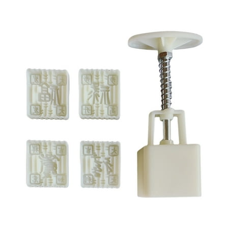 Baking Decorating Mooncake Mould Hand-Pressure Traditional Chinese Style Gift
