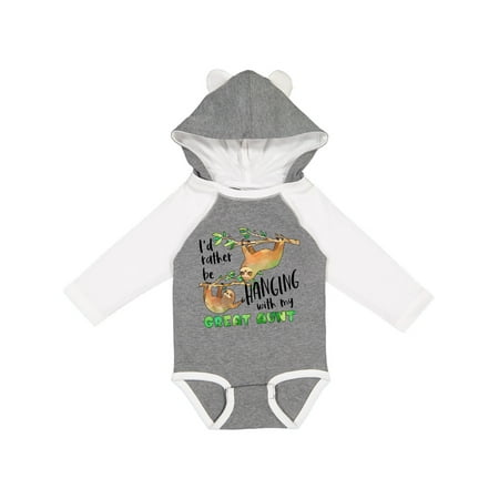 Inktastic Id Rather Be Hanging with my Great Aunt- Cute Sloths Gift Baby Boy or Baby Girl Long Sleeve Bodysuit
Inktastic Id Rather Be Hanging with my Great Aunt- Cute Sloths Gift Baby Boy or Baby Girl Long Sleeve Bodysuit