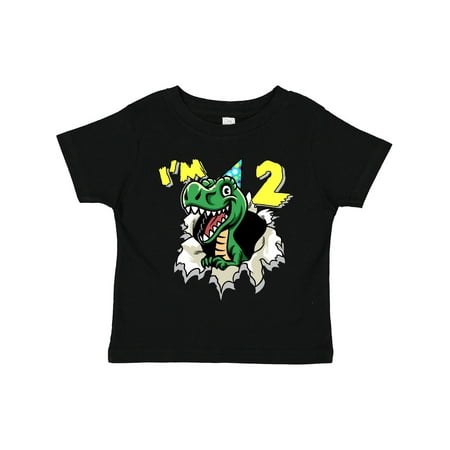 Inktastic I m 2 Dinosaur Gift Toddler Boy or Toddler Girl T-Shirt