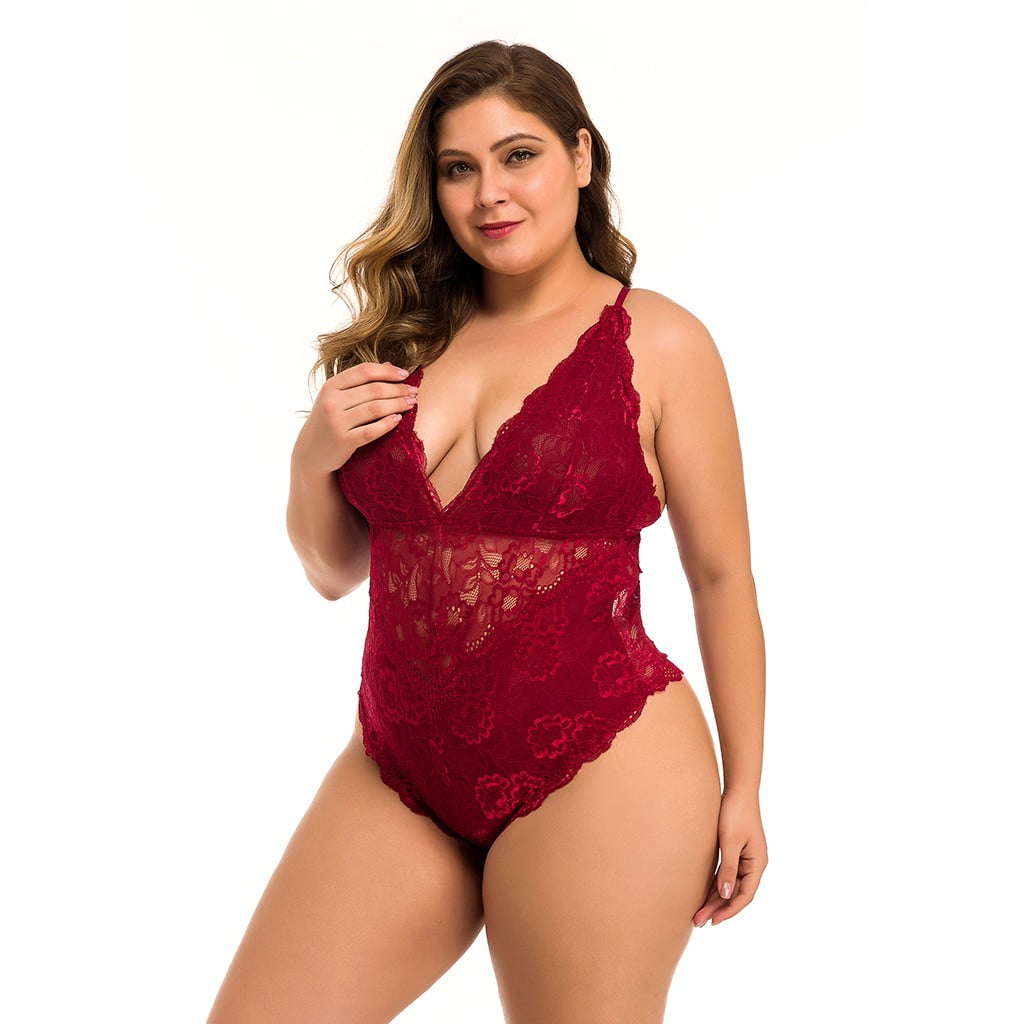 Aayomet Lingerie Bodysuit Lingerie For Women Lace Lingerie Sheer