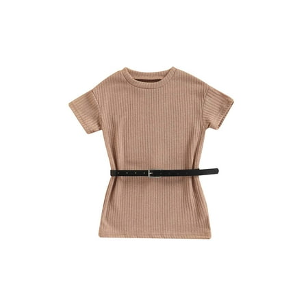 ZIYIXIN Summer Toddler Baby Girls Dress Short Sleeve Solid Straight Knee Length Dresses With Belt Khaki 2-3 Years
ZIYIXIN Summer Toddler Baby Girls Dress Short Sleeve Solid Straight Knee Length Dresses With Belt Khaki 2-3 Years