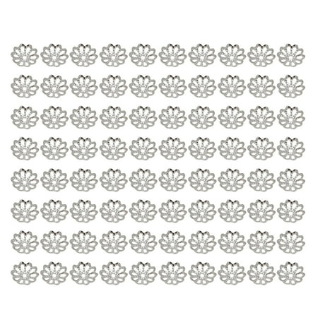 NUOLUX 1000PCS 7MM DIY Accessories Material Natural Beads Flower Caps Spacer Pendant Hollow End Caps Jewelry Charm (Silver)
NUOLUX 1000PCS 7MM DIY Accessories Material Natural Beads Flower Caps Spacer Pendant Hollow End Caps Jewelry Charm (Silver)