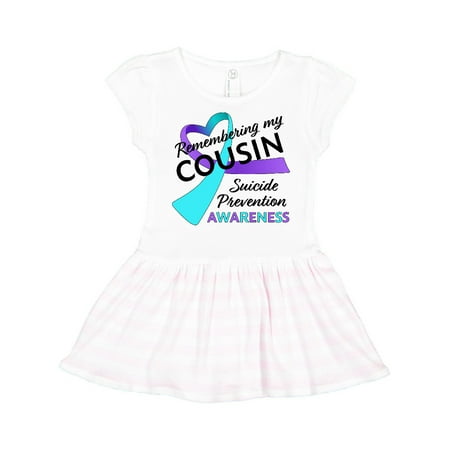 Inktastic Remembering my Cousin- suicide prevention awareness Gift Toddler Girl Dress
Inktastic Remembering my Cousin- suicide prevention awareness Gift Toddler Girl Dress