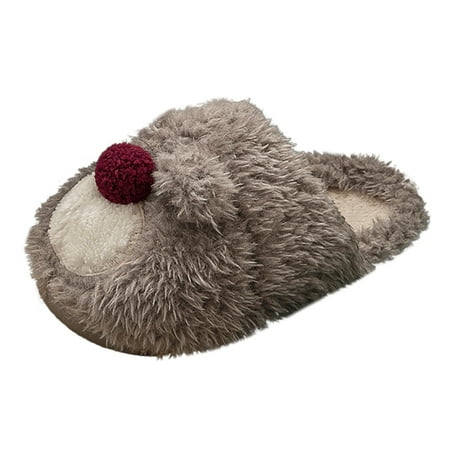 Quealent Adult Women Shoes Womens Slippers Socks Women Winter Warm Cartoon Bear Keeps Warm House Slippers Wear Womens Cat Slippers Size 12 Brown 6.5
Quealent Adult Women Shoes Womens Slippers Socks Women Winter Warm Cartoon Bear Keeps Warm House Slippers Wear Womens Cat Slippers Size 12 Brown 6.5