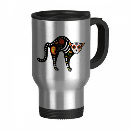 Sit Black Cat Bone Heart Halloween Terror Atmosphere Travel Mug Flip Lid Stainless Steel Cup Car Tumbler Thermos
Sit Black Cat Bone Heart Halloween Terror Atmosphere Travel Mug Flip Lid Stainless Steel Cup Car Tumbler Thermos