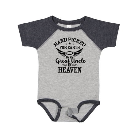 Inktastic Handpicked for Earth by My Great Uncle in Heaven Gift Baby Boy or Baby Girl Bodysuit
Inktastic Handpicked for Earth by My Great Uncle in Heaven Gift Baby Boy or Baby Girl Bodysuit