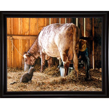 All In Good Time-WILBRE563 Framed Print 31.5"x40.75" by William Breedon in a Bistro Expresso