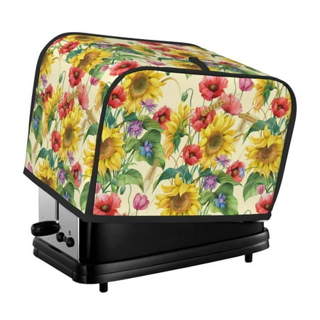 Noewx Sunflower Cornflower Poppy Toaster Covers 2 Slice Appliance Cover Toaster Fingerprint Protection and Greasy Protection Anti-sputtering Bread Maker Cover
Noewx Sunflower Cornflower Poppy Toaster Covers 2 Slice Appliance Cover Toaster Fingerprint Protection and Greasy Protection Anti-sputtering Bread Maker Cover