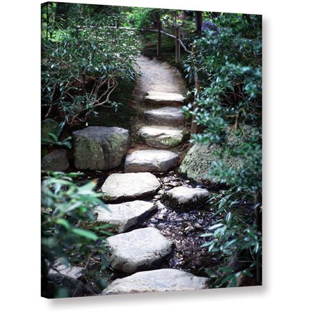 ArtWall Elena Ray "Japanese Garden Path" Gallery-wrapped Canvas