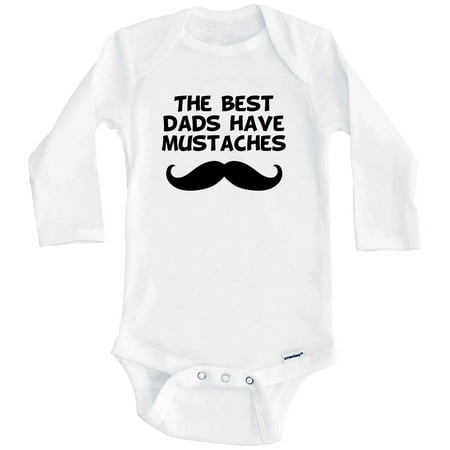 The Best Dads Have Mustaches One Piece Baby Bodysuit (Long Sleeve) 0-3 Months White
The Best Dads Have Mustaches One Piece Baby Bodysuit (Long Sleeve) 0-3 Months White