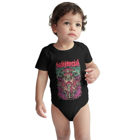 Babymetal1 s Baby Onesie Toddler Baby Boys Girls Short-Sleeve Bodysuits Cotton Romper Black 3 Months
Babymetal1 s Baby Onesie Toddler Baby Boys Girls Short-Sleeve Bodysuits Cotton Romper Black 3 Months