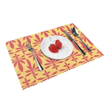 Home Flower Background Placemats Set Of 4 Washable Wipeable Place Mats Place Mats For Festival Parties Family Dinner (12 X 18inch)
Home Flower Background Placemats Set Of 4 Washable Wipeable Place Mats Place Mats For Festival Parties Family Dinner (12 X 18inch)