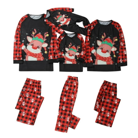 Matching Family Pajamas Set Sleeper Christmas PJ s Festival Reindeer Cozy Sleepwear
Matching Family Pajamas Set Sleeper Christmas PJ s Festival Reindeer Cozy Sleepwear