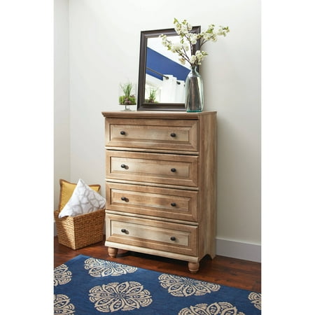 Better Homes and Gardens Crossmill 4-Drawer Dresser, Multiple Finishes