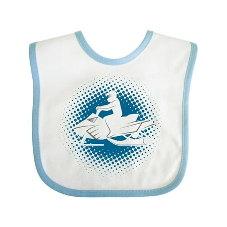 Inktastic Snowmobile Winter Extreme Sports Gift Baby Boy Bib