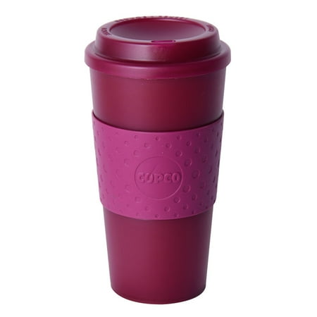 Copco Acadia Plastic coffee Mug 16 Ounce Translucent Red