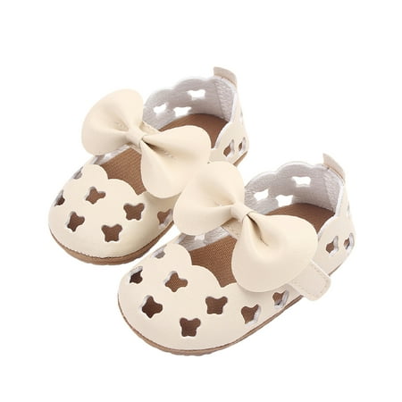 Baby Girls PU Leather Sandals Toddler Non-Slip Hollow Out Bow First Walking Soft Sole Shoes
Baby Girls PU Leather Sandals Toddler Non-Slip Hollow Out Bow First Walking Soft Sole Shoes