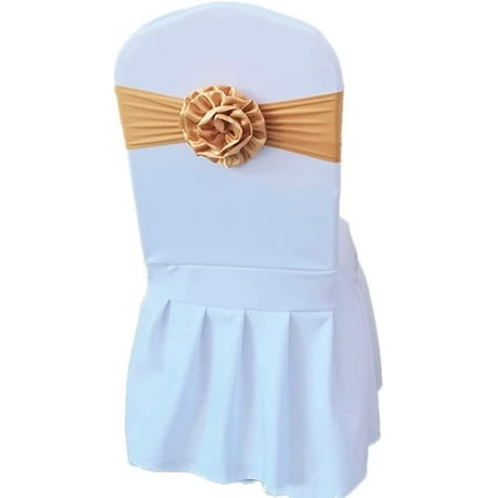 Egebert Chair Sashes Flower Chair Stretch Bands Spandex Polyester Bows for Wedding Hotel Banquet Birthday Party Home Kitchen Chair Decorations(Gold 6PCS)
Egebert Chair Sashes Flower Chair Stretch Bands Spandex Polyester Bows for Wedding Hotel Banquet Birthday Party Home Kitchen Chair Decorations(Gold 6PCS)