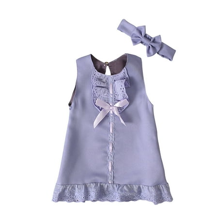 Little Girl Dresses Summer Casual Sleeveless Casual Dresses Solid Print Purple 100
Little Girl Dresses Summer Casual Sleeveless Casual Dresses Solid Print Purple 100