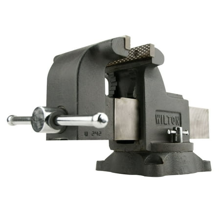 Wilton Shop Vise 5 In. Jaw Width 5 In. Jaw Opening 3 In. Throat Depth