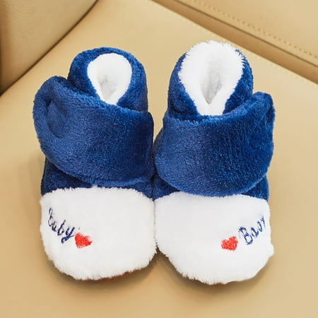 Quealent Booties Baby Snow Boots with Fur Inner Baby Girl Booties with Button Anti Slip Rubber Hard Sole Blue 9 Months
Quealent Booties Baby Snow Boots with Fur Inner Baby Girl Booties with Button Anti Slip Rubber Hard Sole Blue 9 Months