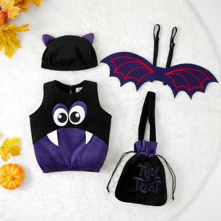 SYNPOS Halloween Outfit for Toddlers My First Halloween Romper Newborn Baby Sleeveless Jumpsuit Halloween Clothes Set
SYNPOS Halloween Outfit for Toddlers My First Halloween Romper Newborn Baby Sleeveless Jumpsuit Halloween Clothes Set