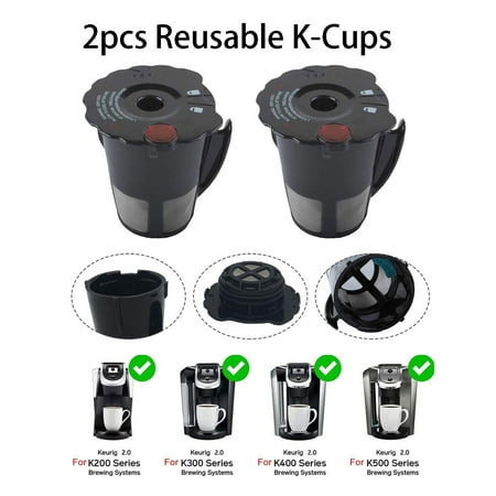 JINGT 2pcs Reusable Coffee Filter Strainer for Keurig 2.0 My K-cup K200 K300 K400 K500 K450 K575 Brewers Coffee Machine Accessories
JINGT 2pcs Reusable Coffee Filter Strainer for Keurig 2.0 My K-cup K200 K300 K400 K500 K450 K575 Brewers Coffee Machine Accessories