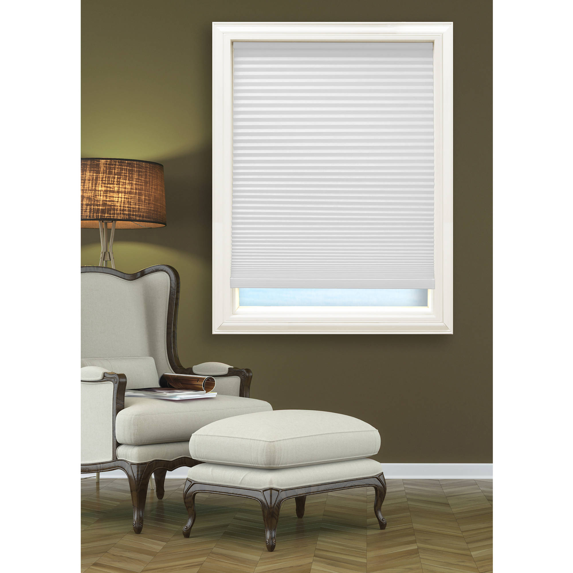 Kenney Cordless Insulated Roman Shade, Linen