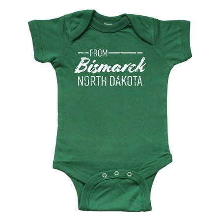 Inktastic From Bismarck North Dakota in White Distressed Text Gift Baby Boy or Baby Girl Bodysuit
Inktastic From Bismarck North Dakota in White Distressed Text Gift Baby Boy or Baby Girl Bodysuit