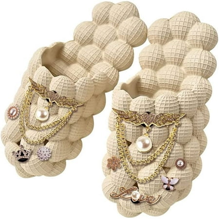 Bubble Slides for Women/Men Massage Bubble Slippers Funny Bubble Shoes Unisex Breathable Beach Sandals Non-slip Spa Slippers Home Bedroom Shower Trendy Ball Slippers
Bubble Slides for Women/Men Massage Bubble Slippers Funny Bubble Shoes Unisex Breathable Beach Sandals Non-slip Spa Slippers Home Bedroom Shower Trendy Ball Slippers