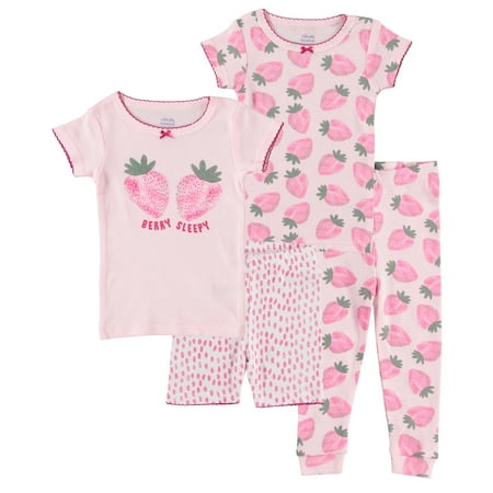 Cutie Pie Dreamers Baby Girl & Toddler Girl 4 PC Tight Fit Cotton Sleepwear Pajamas Sizes 12 Months-4T 12M-4T
Cutie Pie Dreamers Baby Girl & Toddler Girl 4 PC Tight Fit Cotton Sleepwear Pajamas Sizes 12 Months-4T 12M-4T