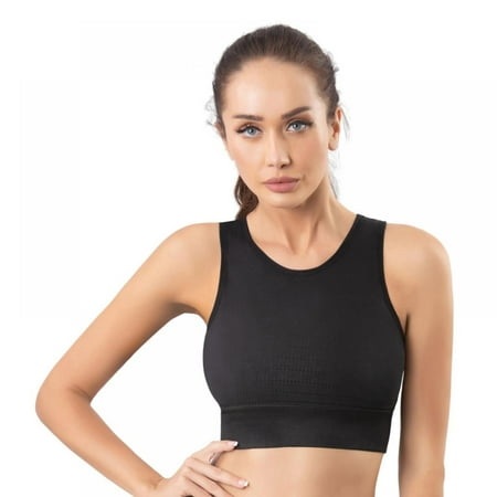 Racerback Sports Bra for Women - Comfortable Sleep Bra Seamless Workout Yoga Bra
Racerback Sports Bra for Women - Comfortable Sleep Bra Seamless Workout Yoga Bra