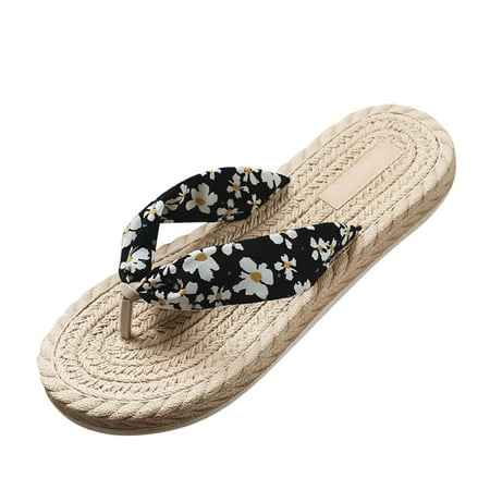 Betiyuaoe Shoes for Women Spring And Summer Casual Slippers With Rubber Plastic Flat Bottom Daisy Cloth With Flip Flops Shoe
Betiyuaoe Shoes for Women Spring And Summer Casual Slippers With Rubber Plastic Flat Bottom Daisy Cloth With Flip Flops Shoe