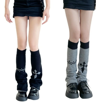 Multitrust Reversible Knitted Leg Warmer for Women Winter Warm Soft Cross Knee-high Socks for Party Street
Multitrust Reversible Knitted Leg Warmer for Women Winter Warm Soft Cross Knee-high Socks for Party Street