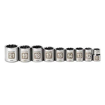 Craftsman 9 Piece. Metric Easy to Read Socket Accessory Set 12 pt. Standard 3/8 in. Drive 9-34566
Craftsman 9 Piece. Metric Easy to Read Socket Accessory Set 12 pt. Standard 3/8 in. Drive 9-34566