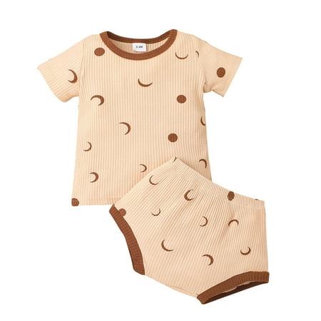Jdefeg Girl Stuff 3M-24M Boys Moon Girls Shorts T-Shirt Star Sun Tops Ribbed Sleeve Short Outfits Baby Printed Girls Outfits&Set Sweat Set Kids Girls Cotton Blend Beige 24M
Jdefeg Girl Stuff 3M-24M Boys Moon Girls Shorts T-Shirt Star Sun Tops Ribbed Sleeve Short Outfits Baby Printed Girls Outfits&Set Sweat Set Kids Girls Cotton Blend Beige 24M