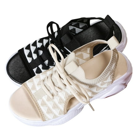 PEASKJP Beach Sandals for Women 2023 Women s Summer New Pattern Solid Wedges Casual Slip On Sandals Shoes Women Sandals Black 7
PEASKJP Beach Sandals for Women 2023 Women s Summer New Pattern Solid Wedges Casual Slip On Sandals Shoes Women Sandals Black 7